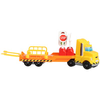 Vrachtwagen Met Oplegger Abrick