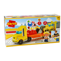 Vrachtwagen Met Oplegger Abrick