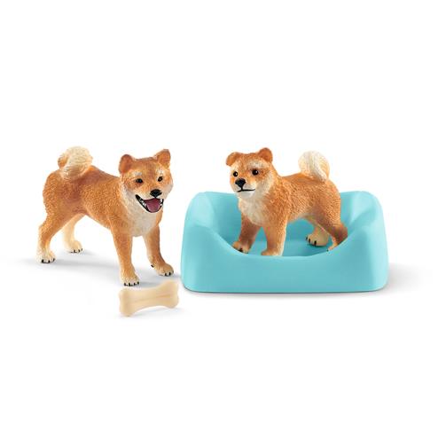 SCHLEICH shiba inu moeder