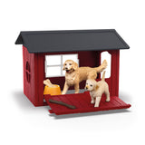 SCHLEICH hondenhok met golden retrievers