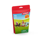 SCHLEICH overnachting bij hannah