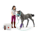 SCHLEICH mevrouw kramer met veulen