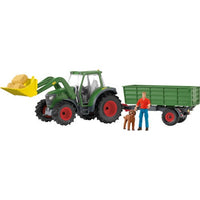 SCHLEICH tractor met aanhanger