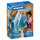 Playmobil 72091 Dierentuin Dolfijn En Bezoeker