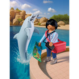 Playmobil 72091 Dierentuin Dolfijn En Bezoeker