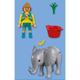 Playmobil 72092 Dierentuin Babyolifant En Dierenverzorger