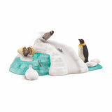 SCHLEICH Pinguinfamilie op ijs