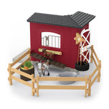 SCHLEICH geitenstal farm world