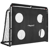 Voetbaldoel Staal met Targetscherm • 160x120x60