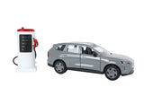 Kids Globe Volvo EX90 m/oplaadpaal licht geluid die cast pull back 13,5cm