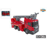 2-Play Scania vrachtwagen brandweerwagen frictie licht en geluid 51cm