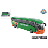 Kids Globe bus die cast licht en geluid pull back 18,5cm