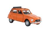 Welly Citroen Dyane die cast pull back 12cm, 3ass
