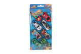 Roadblasters 8 auto's die cast pull back 7,5cm