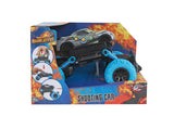 Roadblasters Big Wheel truck met schietfunctie die cast pull back ass 16,5cm