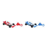 2-Play formula race auto met extra banden die cast pull back 2ass 17cm
