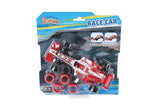 2-Play formula race auto met extra banden die cast pull back 2ass 17cm