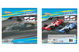 2-Play formula race auto met extra banden die cast pull back 2ass 17cm