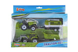 2-Play tractor en combine met 2 aanhangers free wheel 24cm