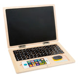Houten laptop/magneetbord