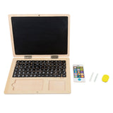 Houten laptop/magneetbord