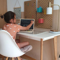 Houten laptop/magneetbord