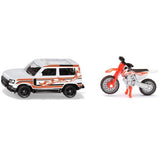 Land rover def. motorbike KTM
