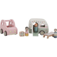 Little Dutch Auto met caravan