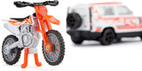 Land rover def. motorbike KTM