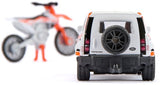 Land rover def. motorbike KTM