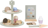 Little Dutch etagere met gebak