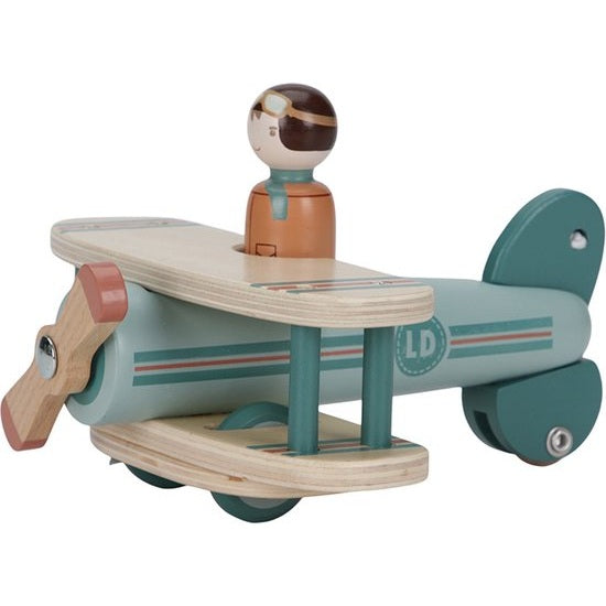Little Dutch Houten speelgoedvliegtuigje FSC