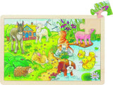 Goki puzzel hout Babydieren. 2