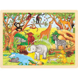 puzzel hout - Jungle. 48st.