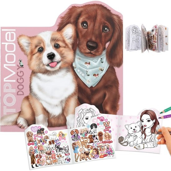 TOPModel Doggy kleurboek
