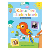 Lieve dieren kleur- en stickerboek (3-5 j.)