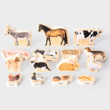 Tickit Houten Domestic Animal Blocks Fsc 100% - Pk15