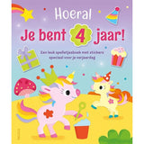 Hoera! Je bent 4 jaar!Eenhoorn