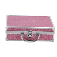 Make-up koffer alu luipaard