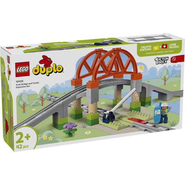 LEGO 1042 DUPLO Treinbrug en rails uitbreidingsset