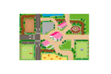 Speelkleed Paarden Manege 100x150cm