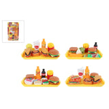 Speelset fastfood Mini Menu 8/9 delig 4ass 10x16,5cm