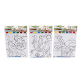 Kleurplaat met verf 6sheets ass