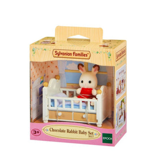 Sylvanian families set baby chocoladekonijn 5017