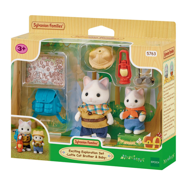 Sylvanian Family 5763 Duo avonturiers latte katBroer En Baby