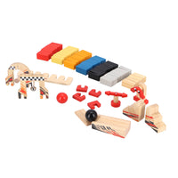 Dominostenen 115stuks race set