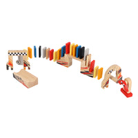 Dominostenen 115stuks race set