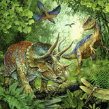 Puzzel 3x49 Dinosauriers