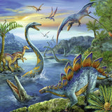 Puzzel 3x49 Dinosauriers