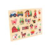 Knop puzzel Boerderij groot